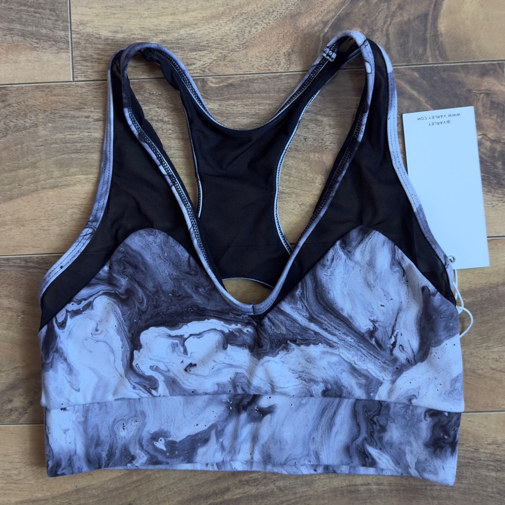 Varley Monochrome Marble Sports Bra